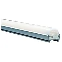Profile cover, matt, 9,9, half round, 2m, white