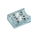 Zubehör für LED Strip VARDAflex (einfarbig, Breite 1cm) - Direktverbinder SCREW, IP20, Schraubkontakte, transparent