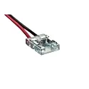 Zubehör für LED Strip VARDAflex (einfarbig, Breite 1cm) - Einspeisung GAPLESS, IP20, mit 15cm Zuleitung, transparent