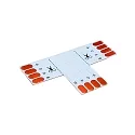 Zubehör für LED Strip VARDAflex (RGB, Breite 1cm) - T-/Eck-Platine, 4-polig, IP20, schneidbar