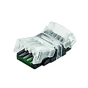 Zubehör für LED Strip VARDAflex (RGB, Breite 1cm) - Einspeisungs-Verbinder PUSH, IP20, transparent matt