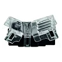 Zubehör für LED Strip VARDAflex (einfarbig, Breite 1cm) - Einspeisungs-Verbinder PUSH SPACE, IP20, transparent matt