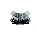 Zubehör für LED Strip VARDAflex (einfarbig, Breite 1cm) - Direktverbinder PUSH SPACE, IP20, transparent matt