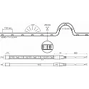 Rutec Outdoor LED Strip VARDAflex ECO AC, IP65, 56 LED/m, 230V AC, 9W/m, CRi >90, 50 Meter / 1.7cm, schaltbar, 3000K 760lm/m 120°