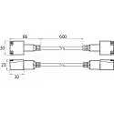 Rutec Zubehör für Outdoor LED Strip VARDAflex ECO AC (RU-(S)7493X) - Flexverbinder, IP65, UV-beständig, 230V AC, SKII
