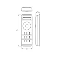 Rutec Funkhandsender, 5-Kanal, RGB+W+WW, für RU-80464, dynamisch, IP20, 3x AAA (exkl.)