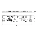 Rutec Zubehör für LED Strip für VARDAflex - Magnetschalter-CV / Magnetsteuerung, statisch, IP20, 3A (12V, 36W / 24V, 72W)