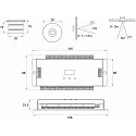 Rutec LED Treppenlicht-Controller STAIR LIGHT ES32 für LED Strip VARDAflex, inkl. 3 Sensoren, für max. 32 Stufen (32-Kanal), IP20