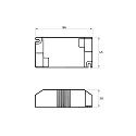 Rutec LED-Netzgerät, 24V, 12W, IP20, 100-240V AC, Schraubanschluss, statisch