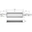 Rutec Outdoor DALI2 Dimm-Aktor, IP67, 100-277V, 24V-/100W, für VARDAflex, 1 Kanal, 1 Adresse, dynamisch