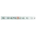 Outdoor LED Strip VARDAflex DOUBLE im Schlauch, IP68, 60 LED/m, 24V, 14.4W/m RGB 366lm/m 120°, 500cm / 1.3cm, mit Zubehör