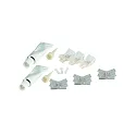 Zubehör für Outdoor LED Strip VARDAflex (einfarbig, Breite 0.8cm) - Verbinder-Set PUSH (RU-70590 + RU-70591), 2-polig, IP67