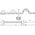 Rutec LED Strip VARDAflex ECO AC, 9W/m, 4000K, 800lm/m, 230V, IP65