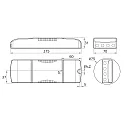 Rutec Projekt LED panel 620X620MM CASAMBI TW tunable white, UGR < 19, Casambi, dimmable 38W 4100lm 3000-6000K 120° CRI >80