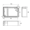 LED Panel-Vorschaltgerät, IP20, stromkonstant, Dip-Switch 600-1100mA, max. 42W, DALI/DALI-2 dimmbar