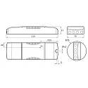 LED Panel-Vorschaltgerät TRIDONIC ON-OFF, IP20, AC/DC-tauglich, stromkonstant, 900mA, schaltbar