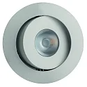 LED Lichtpunkt MENTE COB, IP20, 350mA, 1W 3000K 20°, Linsenoptik, schwenkbar, exkl. BG, sandweiß, rund, Ø 5.2cm