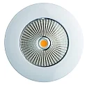 LED Einbaustrahler CALINA COB 35°, 13W, 3000K, IP54, CRI90, 350mA, starr, rund, weiß