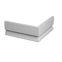 corner connector SOCKET PROFILE PFG401 corner outside, silver