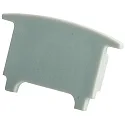 end cap COLLAR PROFILE HIGH high, closed, aluminium