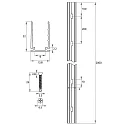 Rutec Projekt profile ECO VARDAFLEX NEON / 2M, aluminium