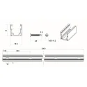 Rutec Projekt profile VARDAFLEX NEON PIKO SVQ/TVQ - 2M - 2M, aluminium