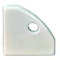 end cap PFH455 with feed-in option, with cable hole, grey