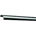 Profil-Blindabdeckung für PFH405/8 / PFH415/8 / PFH425 / PFH435 / PFH455, Polycarbonat (PC), schwarz, 200cm