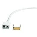 connector VARDAFLEX 8MM...10MM with feed-in option, white
