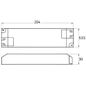 Rutec Projekt LED Netzgerät, IP20 / sek. 24V, 6250mA, 150W, Schraubanschluss, spannungskonstant, schaltbar
