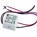 LED Kontstantstrom-Konverter, IP65, 100-240V AC / sek. 350mA, 3-8V, 1.1-2.4W, schaltbar
