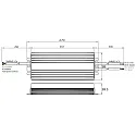 Rutec Projekt DALI dimmer DALI-2 DT6 24VDC 300W SINGLE COULOUR with open cable, 1 channel, aluminium