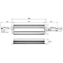 Rutec Projekt DALI dimmer DALI-2 DT6 24VDC 100W SINGLE COULOUR with open cable, 1 channel, aluminium