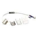 Zubehör für Outdoor LED Strips VARDAflex - Einspeiser FC01 (einseitig), IP67, RGB / RGB Double, 30cm PVC-Kabel