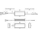 Rutec Projekt Outdoor LED Netzgerät IP67, 220-277VAC/186-250VDC / sek. 24V DC, 120W, SK I, ENEC, schaltbar