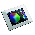 LCD RGB DMX Einbau-Touchscreen, mit weißem Rahmen, 5-Kanal
