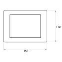 Rutec Projekt touch panel LCD RGB DMX TOUCHSCREEN built-in version, RGB, 5 channel