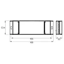 Rutec Projekt dimmer KNX ACTOR 12V-240W / 24V-480W / RGB voltage constant, 4 channel, KNX controllable, blue