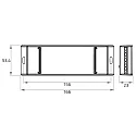 Rutec Projekt DMX 512 Dimm-Aktor 350mA mehrfarbig 4x1 Kanal (3 oder 4 wählbar, 5A pro Kanal), 1-4 Adressen
