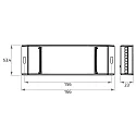 Rutec Projekt dimmer 1-10V IN / PWM OUT / 12V-120W / 24V-240W 1 channel, PWM dimming output, blue