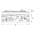 Rutec Projekt dimmer PROXI MONO / VARDAFLEX ALU-CV GESTURE CONTROL 1 channel, controllable with gestures