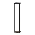 LED Akku-Solar-Stehleuchte KLEWE RADIA MEGA, IP65, 110cm, mit Sensor, 3W 3000K 236lm, 3-step dimmbar, graphitgrau