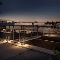 SIGOR LED Akku-Solar-Stehleuchte KLEWE RADIA MINI, IP65, 35cm, mit Sensor, 3W 3000K 173lm, 3-step dimmbar, graphitgrau
