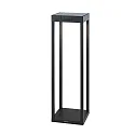 LED Akku-Solar-Stehleuchte KLEWE RADIA MAXI, IP65, 50cm, mit Sensor, 3W 3000K 173lm, 3-step dimmbar, graphitgrau