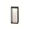 LED Akku-Solar-Stehleuchte KLEWE RADIA MOON MINI, IP65, 35cm, mit Sensor, 2.2W 3000K 152lm, 3-step dimmbar, graphitgrau