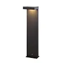 LED Akku-Solar-Stehleuchte KLEWE ALA GROUND MAXI, IP65, 65cm, mit Sensor, 2.2W 3000K 173lm, 3-step dimmbar, graphitgrau