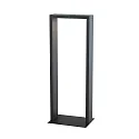 LED Akku-Solar-Stehleuchte KLEWE AXIS MAXI, IP65, 65cm, mit Sensor, 2.5W 3000K 170lm, 3-step dimmbar, graphitgrau 