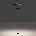 LED Akku-Solarleuchte KLEWE PLANET B, IP65, 100 / 120 / 160cm, mit Sensor, 3.2W 3000K 205lm, 3-step dimmbar, graphitgrau
