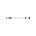 Kabel für KLEWE Solar-Ladestation ELEKTRON, mit IP68 Verbunidungsstecker, 200cm