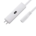 LUXI LINK Schalter An/Aus, Länge 50cm, mit Sensor für Gestensteuerung, Weiß